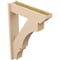 Ekena Millwork 7 1/2-in W x 30-in D x 42-in H Balboa Slat Rough Cedar Woodgrain TimberThane Outlooker, Primed Tan OUTUR075X30X42BOA24RCPR - alternate 4